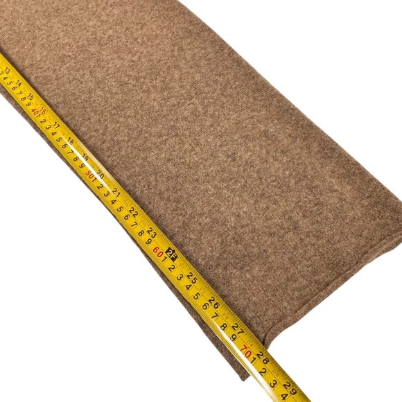 Everlane Knit Sweater Pants Sz L Tan Wool Blend Elastic Waist Stretch Cozy - Picture 8 of 10